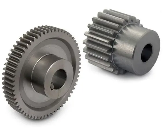 OEM Carbon steel parallel axis cylindrical pitch transmission spur gear steel differential main gear