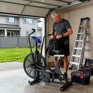 Vélo d'<span class=keywords><strong>air</strong></span> commercial silencieux pour bibliothèque, zone d'étude calme et salle de fitness silencieuse - Product Image 3
