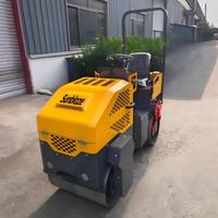 Vente directe d'usine à bas prix : Mini-compacteur vibrant diesel de 1 tonne pour projets d'ingénierie et de construction municipale