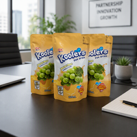 Sachets en plastique personnalisés pour boissons liquides avec paille, pour machine de remplissage de jus en aluminium, pochettes verticales à bec verseur