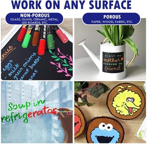 Huỳnh Quang Neon Colors Lỏng Chalk <span class=keywords><strong>Markers</strong></span> Xóa Được Đánh Dấu Xóa Khô Bút Cho Bảng Đen, Bảng Phấn, Cửa Sổ, Kính - Product Image 4