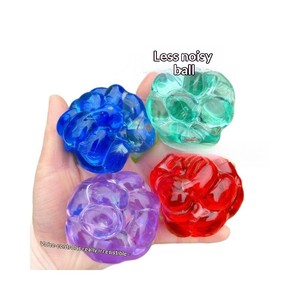 Boule anti-stress en pierres précieuses, perles sept couleurs faites à la main, divertissement par le pétrissage, outil <span class=keywords><strong>de</strong></span> relaxation, esthétique soignée - Product Image 5