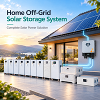 Système de stockage d'énergie OEM ODM, batterie 5 kWh avec onduleur hybride 5 kW pour applications résidentielles et petites entreprises