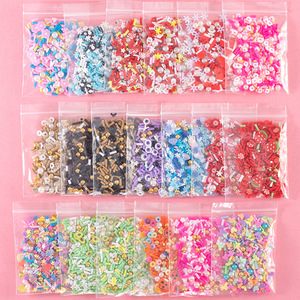 Mixed Color <b>Plastic</b> <b>Beads</b> Pearls Charms For Diy Craft Phone Case Resin Art Supplies - Product Image 1