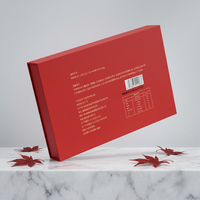 Boîte rigide en carton rigide avec logo personnalisé, fabrication directe d'usine, boîte cadeau de luxe pliable de style livre avec fermeture magnétique