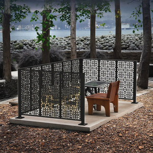 <span class=keywords><strong>Pantalla</strong></span> de metal cortada con láser <span class=keywords><strong>para</strong></span> jardín y patio trasero Paneles de valla de privacidad decorativos como enrejado y gabinetes - Product Image 2