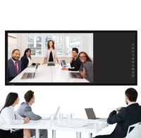 Pizarra Interactiva Inteligente EIBOARD OEM ODM de 94 Pulgadas, Panel Plano LED 4K, Sala de Reuniones, Táctil Capacitiva, Inalámbrica