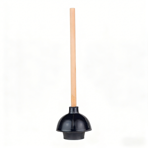 Sturalavandini Professionale Rinforzato a Doppia Forza con Manico in Legno da 45 cm – Potente Rimuovi-Intasamenti <span class=keywords><strong>per</strong></span> Bagno e Cucina - Product Image 1