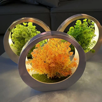Plante artificielle en pot avec 5 petits Lotus Simulation petit bonsaï décoration de bureau décoration de la maison