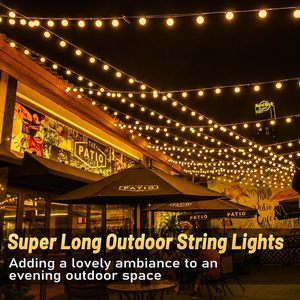 Waterproof Globe LED String Lights, Outdoor Patio Hanging Decor for <b>Camping</b> <b>Canopy</b>, Balcony, Party, Garden Eaves, IP44 Rated - Product Image 4