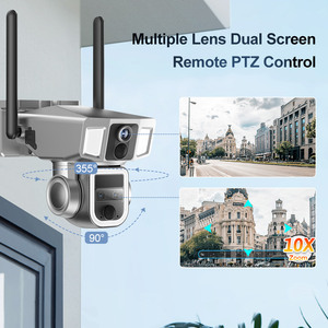 VISION - Sistema de Cámara de Seguridad WIFI y 4G para Exteriores de 4MP, Cámara Solar de Doble Lente, Cámara de Red CCTV con LS-MS3A 4K 10X O - Product Image 1