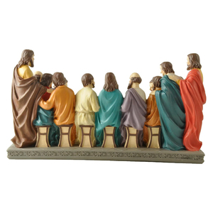 Figura de Resina Weivista de <span class=keywords><strong>la</strong></span> Última <span class=keywords><strong>Cena</strong></span>, Estatua de <span class=keywords><strong>la</strong></span> Sagrada Familia, Decoración Religiosa de Jesús para el Hogar - Product Image 3