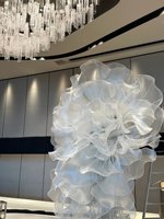 Dekorasi Latar Belakang & Jendela Pernikahan Modern Mewah Berbahan Organza Lipit Motif Bunga, Grosir Dekorasi Latar Belakang Fotografi