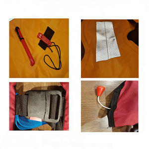 سترة نجاة قابلة للنفخ بغرفة مزدوجة معتمدة من <span class=keywords><strong>SOLAS</strong></span> بقوة 150 نيوتن للسلامة البحرية - Product Image 5