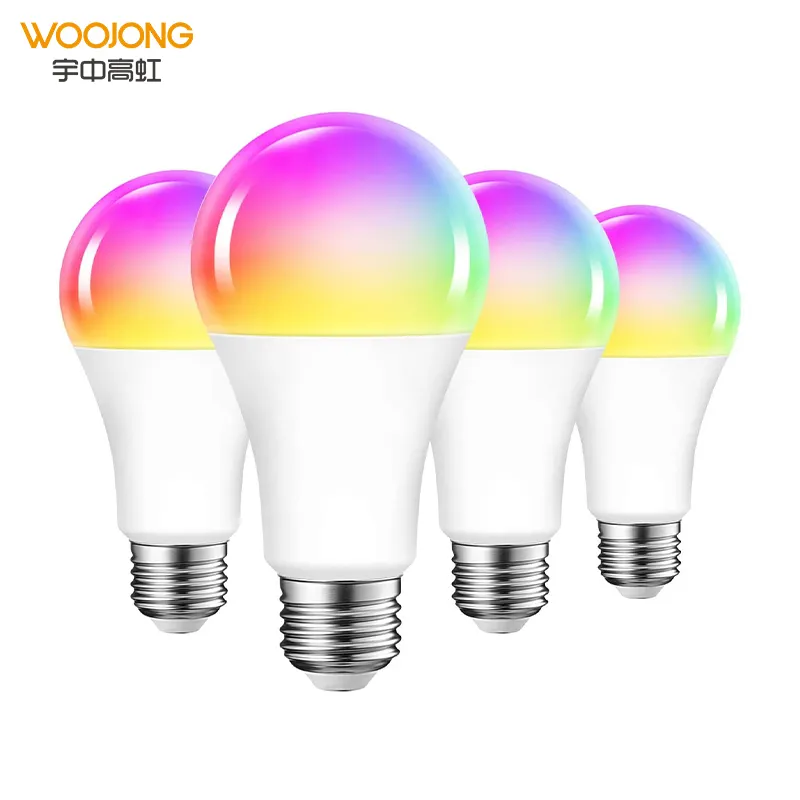 LED電球プラスチックアルミニウム電球E27ネジ電球RGBスマートAPP高輝度省エネランプ