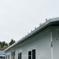 Maison préfabriquée extensible en conteneur maritime de 40 pieds à vendre, villa préfabriquée pliable en acier léger, 2 ou 3 chambres