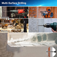 Mèches de perceuse à percussion SDS MAX et SDS PLUS de 5 mm, 6 mm, 6,5 mm, 8 mm, 10 mm, 12 mm, 14 mm, 16 mm, 18 mm, 20 mm pour béton et maçonnerie