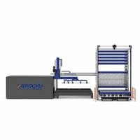 Système d'automatisation robotique intelligent HEROCHU pour le chargement et le déchargement de plaques verticales laser dans un système d'entrepôt automatisé