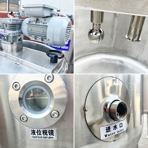 Máquina Pasteurizadora de Leche y Huevo Líquido Industrial de Acero Inoxidable de Alta Precisión con Bomba de 100-200 Litros - Product Image 3