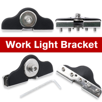 RAYCH B02 Support universel réglable pour lampe de travail à LED, pince de fixation, support de barre lumineuse, support en acier inoxydable pour voitures