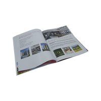 Catalogue personnalisé de haute qualité, reliure de selle, impression de brochures