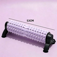 Rouleau en mousse EVA couleur personnalisée avec support à ventouse détachable, rouleau de massage profond pour points de pression, idéal pour la récupération musculaire après l'entraînement