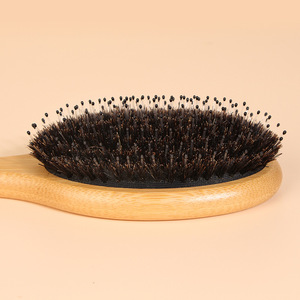 Cepillo de Pelo Desenredante de Alta Calidad, Ecológico, con Logotipo Iónico, Cojín de Aire, Mango de Bambú, Masaje - Product Image 5