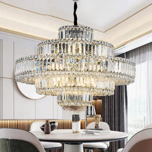 Lustre moderne en cristal <span class=keywords><strong>TYSON</strong></span> Gold pour salon, luminaire suspendu de luxe - Product Image 5