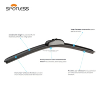 Essuie-glaces SPOTLESS 12-28 pouces pour pare-brise de voiture, adaptés aux modèles Haval H6, Toyota Accord, Nissan