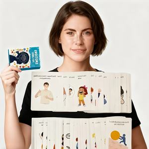 ประสาทสัมผัสเหมาะสำหรับสุขภาพจิตและการจดจำอารมณ์การศึกษาบัตรจดจำอารมณ์ - Product Image 2