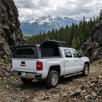 Coque de camping-car électrique en alliage d'aluminium étanche avec verrouillage pour Toyota Navara Dodge Ram 1500 Jeep Gladiator JT F150 B2B (vente en gros)