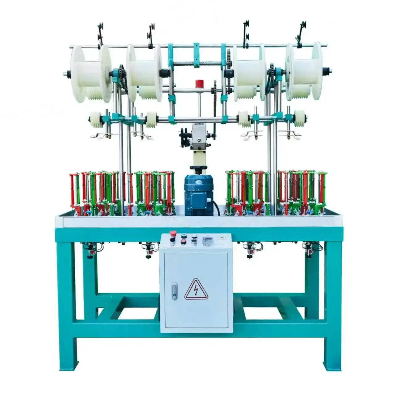 Xuzhou Jiubang Automatische 8 Drager Vlechtmachine Dyneema Vislijn Maken Machine Vlechten Machines Touw