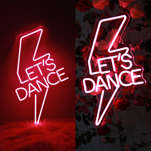 Ixel balliamo rosso 12V acrilico natale logo personalizzato illuminato open wedding car personalizzato birra insegne al neon - Product Image 1