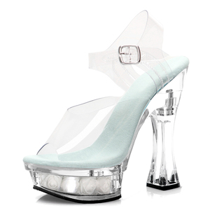 Sandali con Tacco a Spillo da 14cm Stile Esotico e Gotico, Scarpe Erotiche da Letto, Accattivanti per Drag Party, Nightclub e Bar - Product Image 4