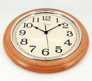 Decorative Vintage Wooden <b>Wall</b> <b>Clock</b> Classic Retro <b>Silent</b> Non-Ticking Wood Quartz <b>Clocks</b> Battery Operated - Product Image 2