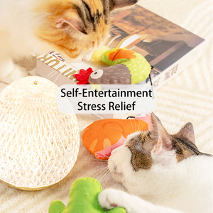 <span class=keywords><strong>Jouet</strong></span> pour chat en coton écologique avec herbe à chat, baguette interactive en peluche pour le jeu autonome, anti-ennui, jouets à mâcher pour chatons en période de dentition - Product Image 6