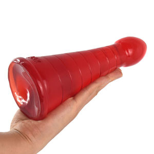FAAK Hot Sales Anal Sexspielzeug Weihnachts hut Form Rot Anal Dildo Large Butt Plug für Frauen Männer - Product Image 4