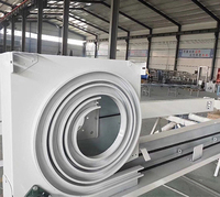 Moderno Turbo Motor de alta velocidad puertas enrollables de garaje con aislamiento térmico PU espuma aleación de aluminio superficie acabada para almacenes