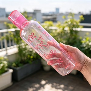 Bottiglia Casual Creativa e Bella da 500ML, Piccola e Graziosa, Fresca ed Elegante, in Plastica, Adatta per Gite e Campeggio - Product Image 6