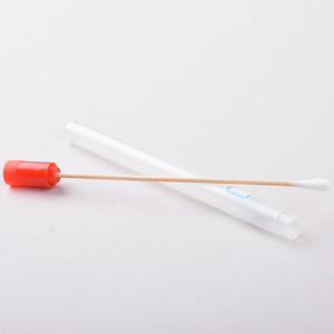 Flocked Cotton Swabs Disposable Sterile Nasopharyngeal Sampling Medical Grade For Laboratory Use With Nylon Tip And Red Cap - Product Image 3