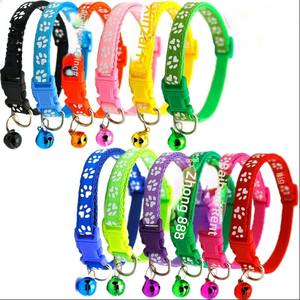 Đa Màu Sắc Có Thể Điều Chỉnh Vải Chân Mô Hình Vật Nuôi Phụ Kiện Phong Cách Vật Nuôi Cá Nhân Sang Trọng Con Chó Mèo Có Chuông Vật Nuôi Cổ áos - Product Image 2