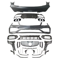 Nouveau kit carrosserie large AMG pour Mercedes Classe C W204 : pare-chocs avant à clipser, extensions d'ailes, jupes latérales, boulons arrière, capteur d'aide au stationnement