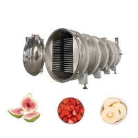 Huchuan industriële vriesdroogmachine voor voedselverwerking, grote capaciteit, SUS304 roestvrij staal, PLC-gestuurd, gasverwarming