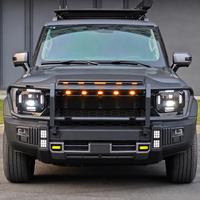Pour Jetour Traveler Traveller T2 Defender, Pièces de Rechange et Accessoires d'Amélioration : Échelle Latérale Pliante, Coffre de Rangement Latéral, Barres de Toit, Phares de Toit, Aileron