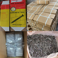Clous en fil de fer courants Yizhengyu pour palettes et caisses, clous en acier Q195, boîte de 5 kg, emballage carton de 20 kg pour emballage en bois