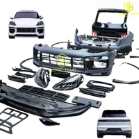 Kit de actualización popular: conjunto completo de parachoques, capó, guardabarros, luces delanteras y luces traseras para modificación de Porsche Cayenne modelo 2024
