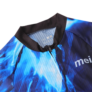 Mcycle đua cắt đội tùy chỉnh da phù hợp với Aero năng động Ngắn Tay Áo đi xe đạp speedsuit nam mùa hè thoáng khí - Product Image 6