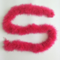 Boa en plumes de marabout de Turquie teintes en gros, 2 mètres, 30g, pour accessoires de costume, décorations de carnaval et de fête