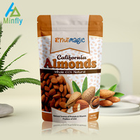 Sachets refermables personnalisés Minfly avec fermeture éclair et auto-chauffants pour l'emballage de chips et d'aliments surgelés