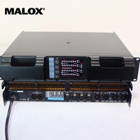 Amplificateur de puissance professionnel MALOX FP-1000Q 4 canaux classe H en métal 4x1350W 8/4 Ohm avec protection contre les surcharges XLR, amplificateur audio haute puissance